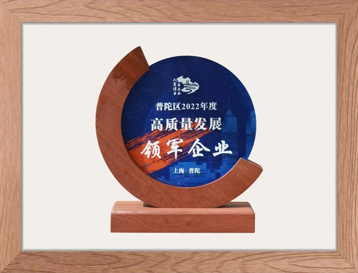 上嘉物流普陀區(qū)2022年度高質(zhì)量發(fā)展領軍企業(yè)